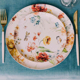 20 Count Elegant 10 Inch Earthtrends Aviv Design Paper Plates for Parties and Special Events