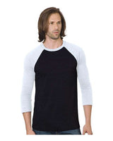 Bayside Unisex Triblend Three-Quarter Sleeve Raglan T-Shirt