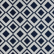 Sunbrella Savvy Indigo Acrylic Fabric - Blue/White Geometric Pattern, 54" Width (1 Yard)