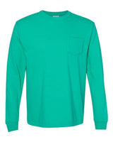 Comfort Colors Unisex Garment-Dyed Heavyweight Long Sleeve Pocket T-Shirt