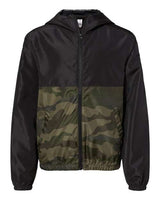 Youth Lightweight Waterproof Windbreaker Full-Zip Jacket