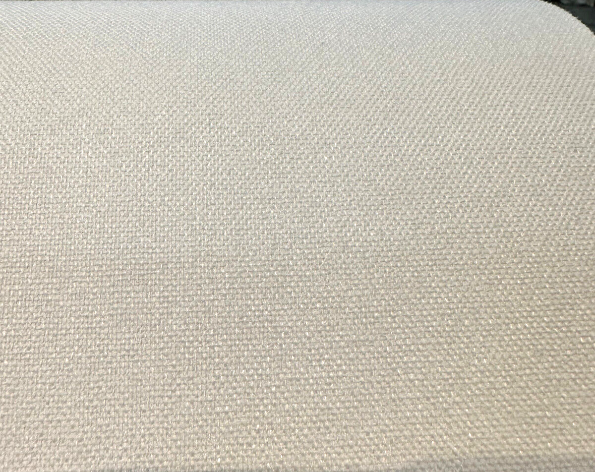 Blackout Double Sided Shell Beige Polyester Fabric - Shell Beige, Blackout, 55" Length (1 Yard)