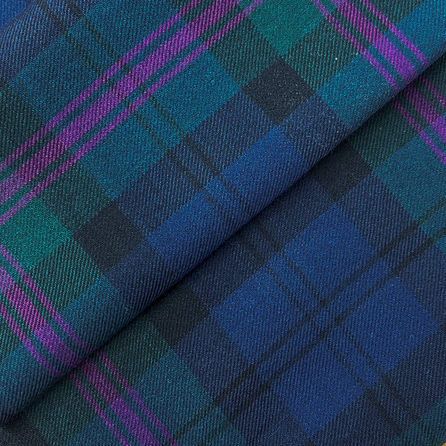 Style #7727 Wool Tartan Plaid Wool Fabric - Tartan Plaid, 58/60" Wide