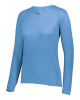 Women's Attain Wicking Long Sleeve V-Neck T-Shirt