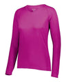 Women's Attain Wicking Long Sleeve V-Neck T-Shirt