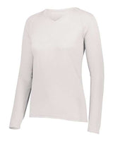 Women's Attain Wicking Long Sleeve V-Neck T-Shirt