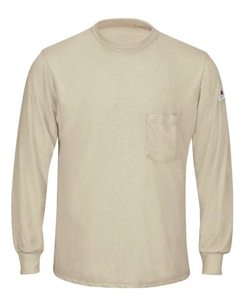 Bulwark Men's Long Sleeve Lightweight Flame-Resistant T-Shirt