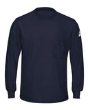 Bulwark Men's Long Sleeve Lightweight Flame-Resistant T-Shirt