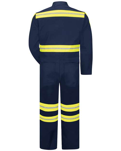 Enhanced Visibility Action Back Coverall