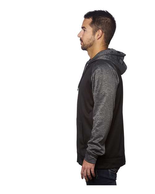 Performance Raglan Full-Zip Sweatshirt