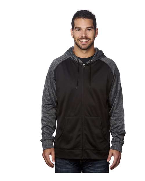 Performance Raglan Full-Zip Sweatshirt