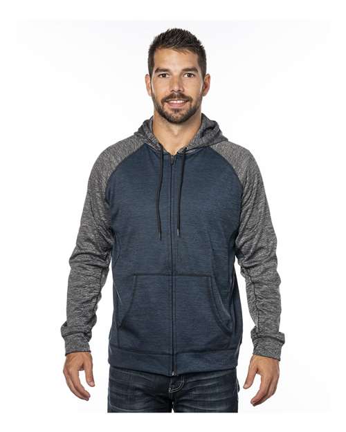 Performance Raglan Full-Zip Sweatshirt