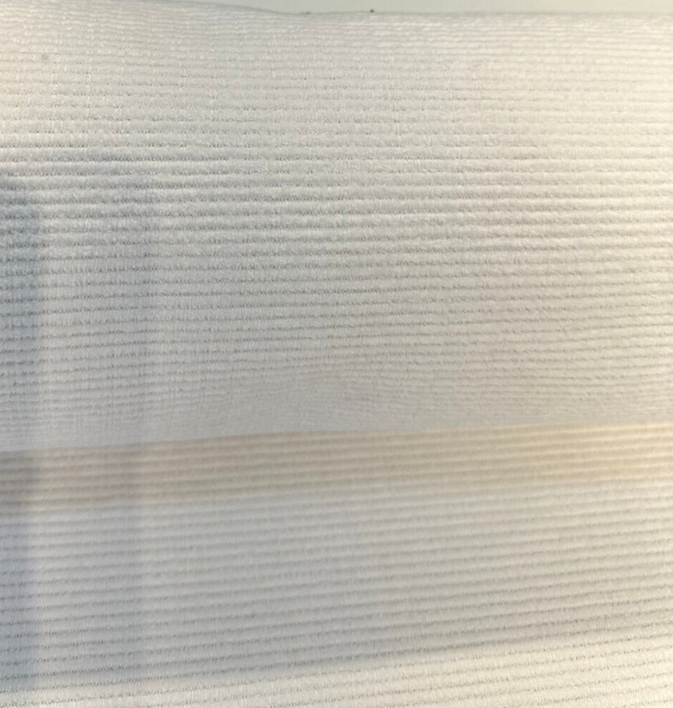 Hurly Burly Blanca White Outdoor Upholstery Fabric - White, 54" Width (By The Yard)