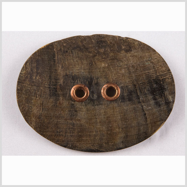 Dark Brown Oversized Horn Button - 120L/76.2mm