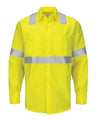 Red Kap Men's Tall Enhanced Hi-Visibility Long Sleeve Work Shirt
