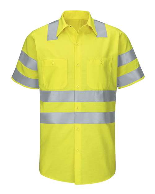 Red Kap Men's Enhanced & Hi-Visibility Work Shirt