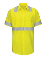 Red Kap Men's Enhanced & Hi-Visibility Work Shirt