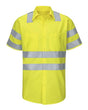 Red Kap Men's Tall Enhanced Hi-Visibility Work Shirt