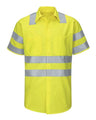 Red Kap Men's Tall Enhanced Hi-Visibility Work Shirt