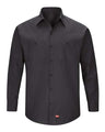 Red Kap Men's Mimix Long Sleeve Work Shirt