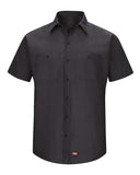Red Kap Men's Mimix Short Sleeve Work Shirt