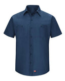 Red Kap Men's Mimix Short Sleeve Work Shirt