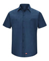 Red Kap Men's Mimix Short Sleeve Work Shirt