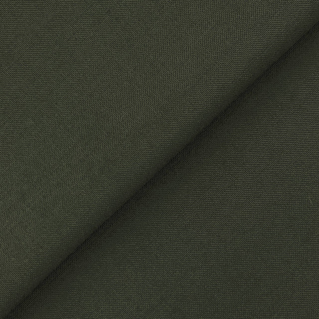 Machine Washable Olive Tropical Wool Blend Fabric - Olive, Tropical, 58/60" Width
