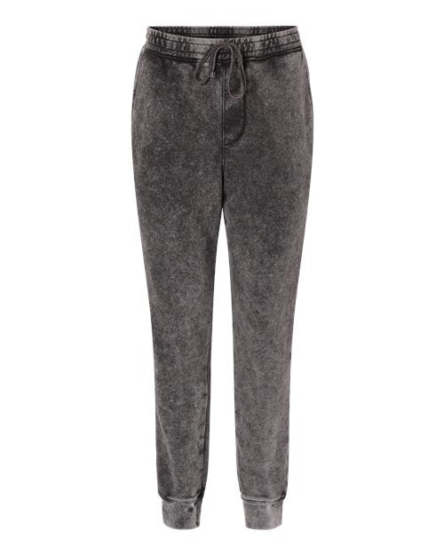 Black Independent Trading Co Unisex Mineral Wash Fleece Sweatpants, size XS