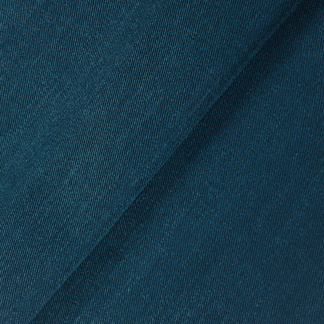 Medium Blue Gabardine Wool Blend Fabric - Machine Washable, 58/60" Width