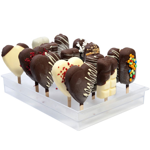 Silikomart ESPOGELUP Ice-Cream-Pop Display Holder, Frosted Clear