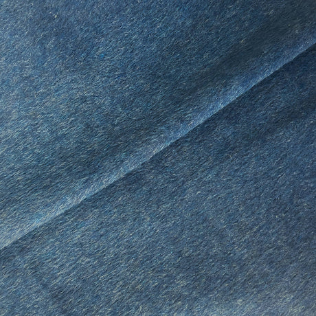 Cadet Blue Mohair Wool Coating Fabric - Cadet Blue, Solid, 58/60" Width