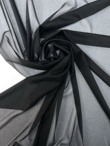 Black Polyester Interlining With Elastane
