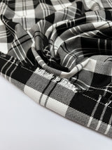 Cotton Tweed Checked Fabric