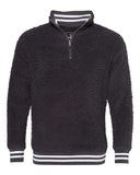 Boxercraft Unisex Varsity Sherpa Quarter-Zip Pullover