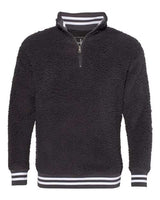 Boxercraft Unisex Varsity Sherpa Quarter-Zip Pullover