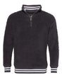 Boxercraft Unisex Varsity Sherpa Quarter-Zip Pullover