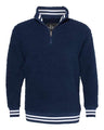 Boxercraft Unisex Varsity Sherpa Quarter-Zip Pullover