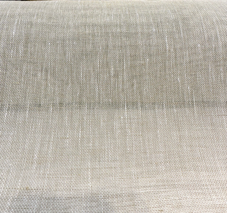 Belgian Linen Sheer Fabric - Ecru Solid, 59" Width (1 Yard)