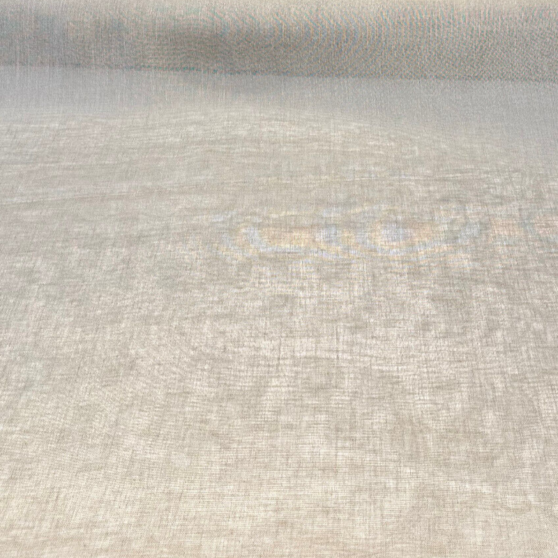 Belgian Linen Sheer Fabric - Sand Solid, 59" Width (By The Yard)