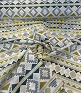 Sunbrella Inca Lime Jacquard Acrylic Fabric - Lime Jacquard, 54" Width (1 Yard)