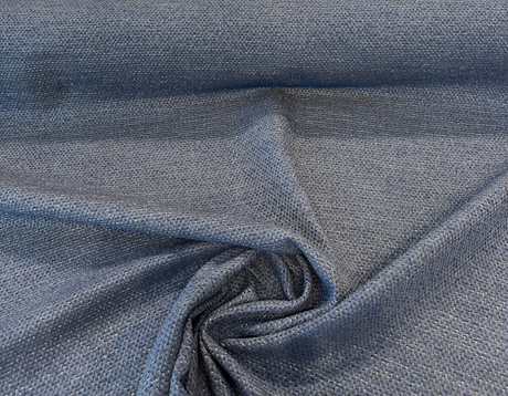 Sunbrella Dumont Shibori Acrylic Fabric - Blue Textured Solids, 54" Width (1 Yard)