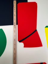 Polyamide Elastane Knitted Fabric Multicolour Abstract Print