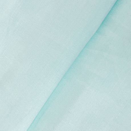 Light Blue Cotton Shirting Cotton Fabric - Shirting, Light Blue, 60" Width (1 Yard)