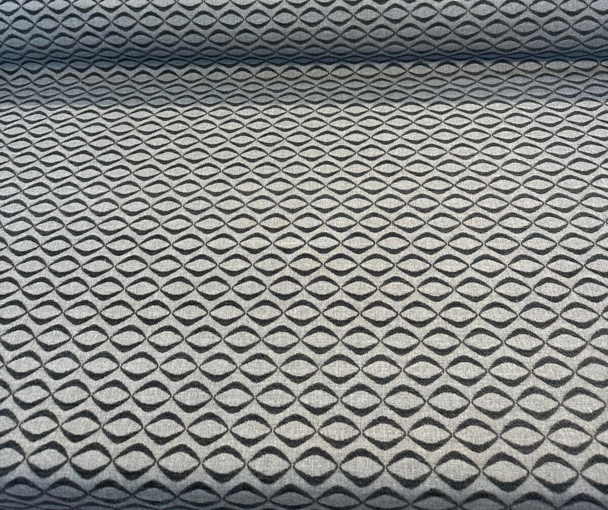 Sunbrella Infinity Acrylic Fabric - Ink Black Gray Embossed Chenille, 54" Width (1 Yard)
