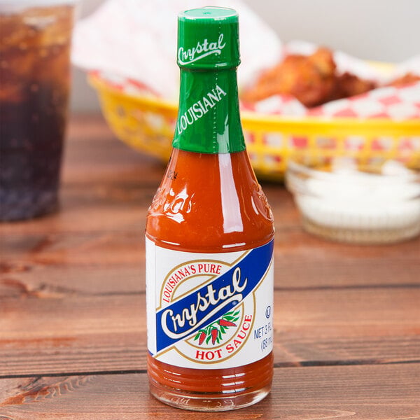 Crystal 3 fl. oz. Hot Sauce - 24/Case