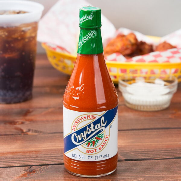 Crystal 6 fl. oz. Hot Sauce - 24/Case