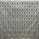 Beaded 3D Floral Lace Fabric