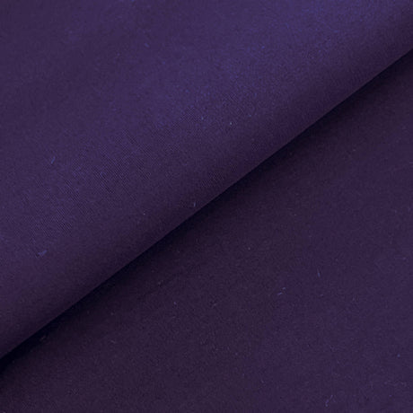 Dark Purple Cotton Shirting Fabric - Dark Purple, Shirting Fabric, 54" Width (1 Yard)