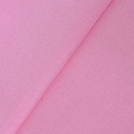 Pink Cotton Shirting Fabric - Pink Solid, 60" Width (1 Yard)